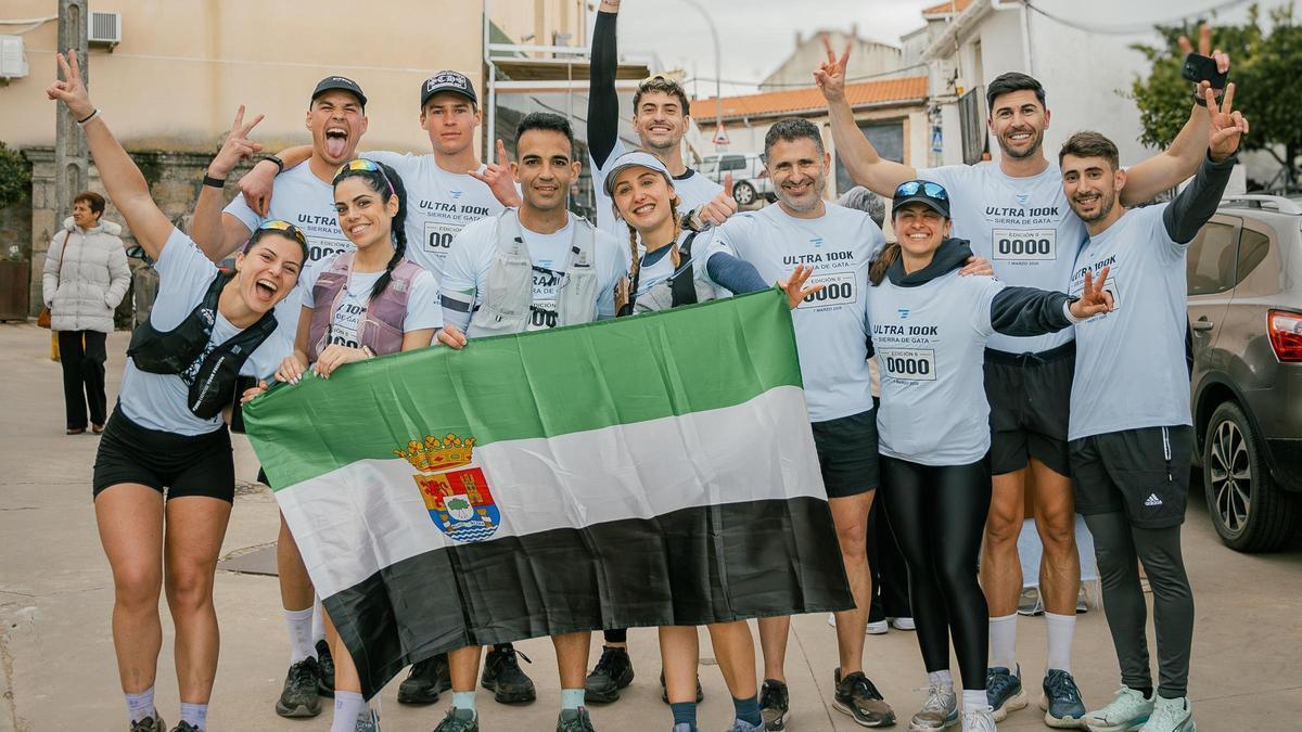 Los participantes en la prueba.