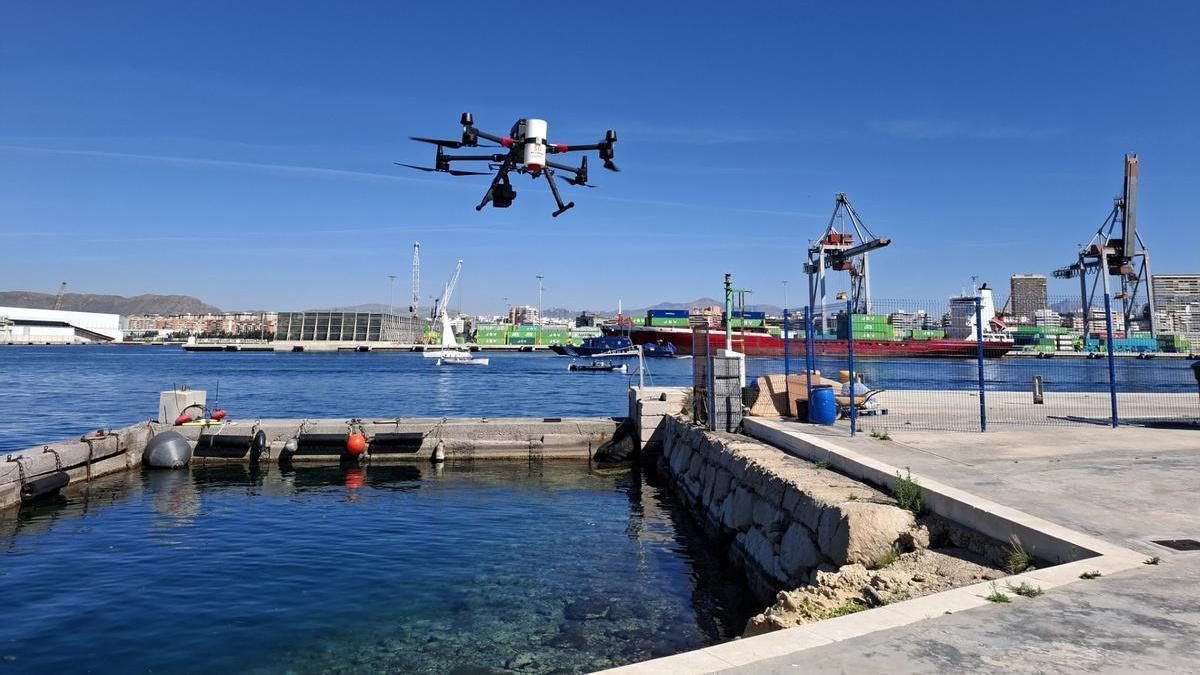 El dron que está digitalizando la cartografía portuaria.
