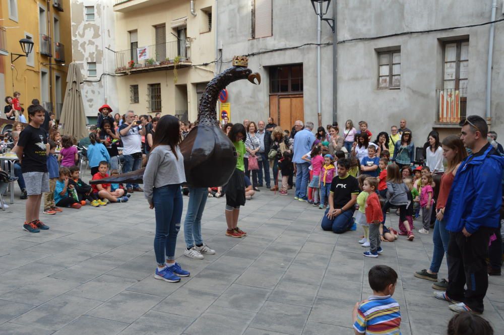 La Patum Infantil ambienta el centre de Berga amb