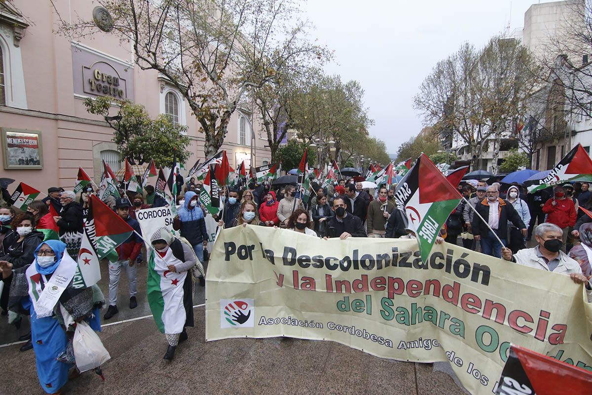 Concentración en apoyo del Pueblo Saharaui en Córdoba