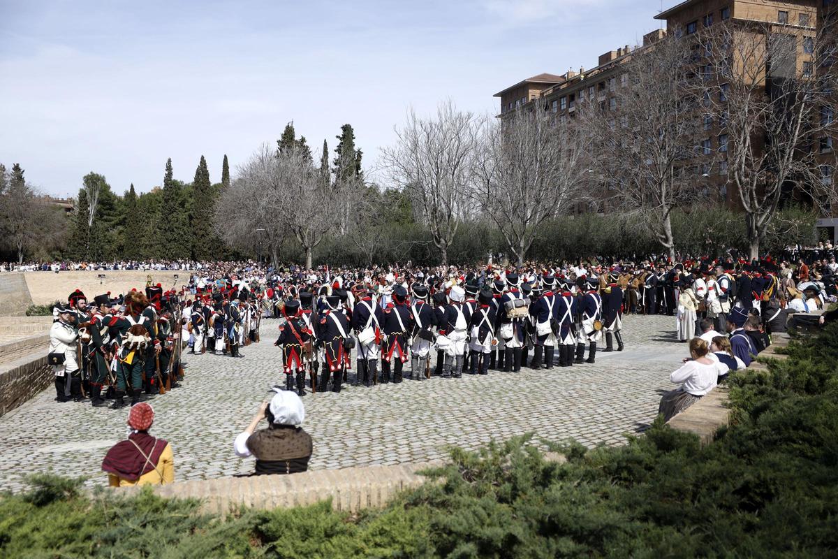 Los Sitios de Zaragoza destruyeron casi todo el patrimonio de la Semana Santa.