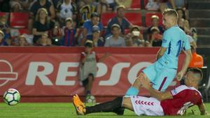 Gerard Deulofeu ha tenidos sus primeros minutos en el FC Barcelona 2017-18