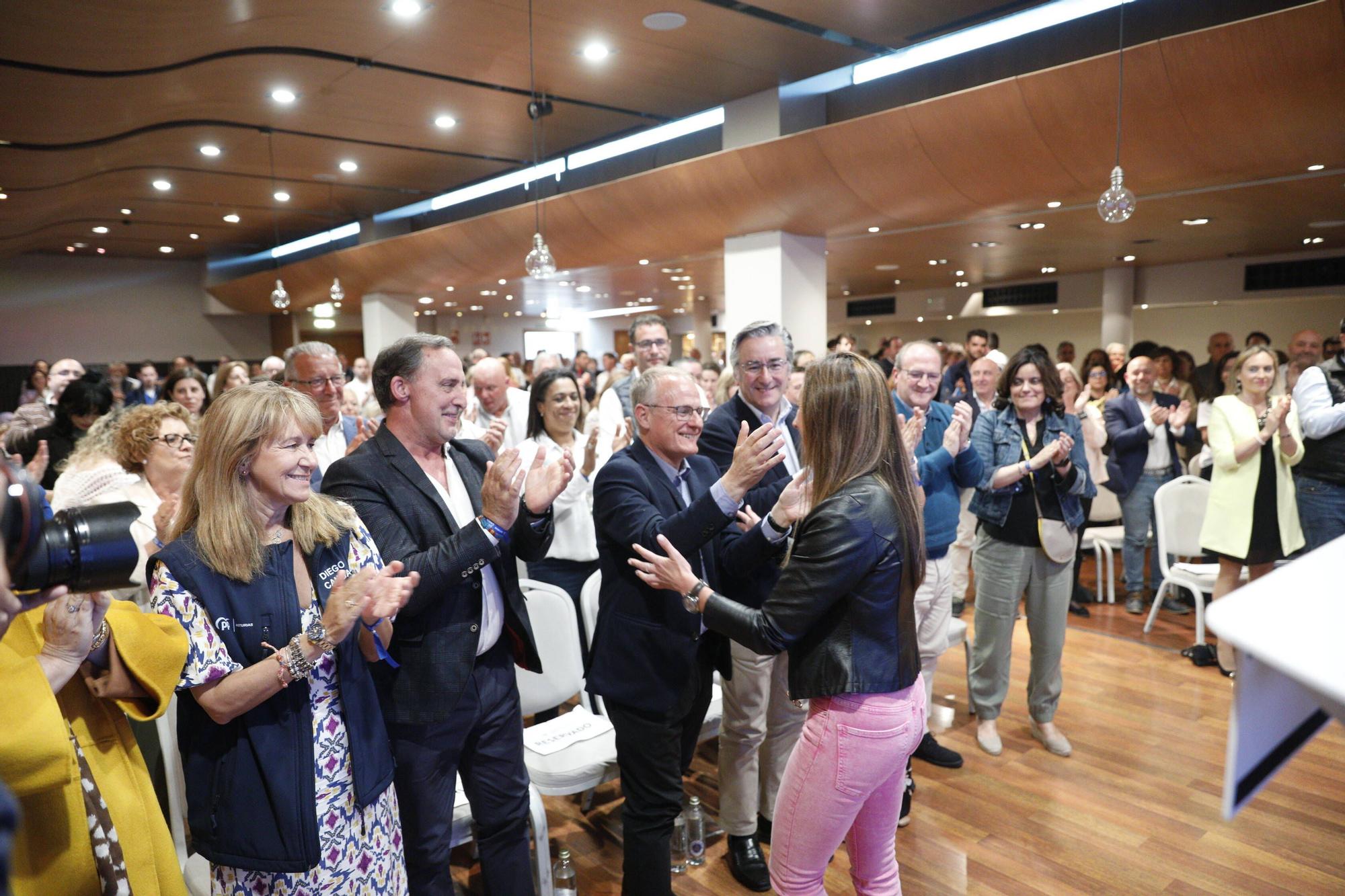 El cierre de campaña del PP en Gijón, en imágenes