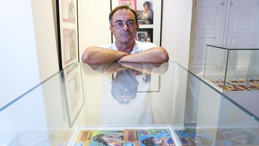El comisario de la Mostra del Còmic, Joan Ramis, en la edición del año pasado.
