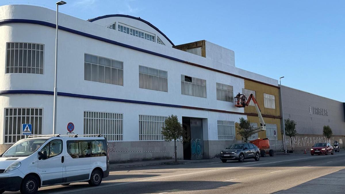 Futura nave de Casa Pepe, en Beiramar, este viernes.