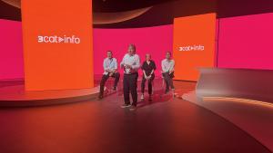 3Cat ha presentado hoy los nuevos platós del Telenotícies que se pondrán en marcha en septiembre.