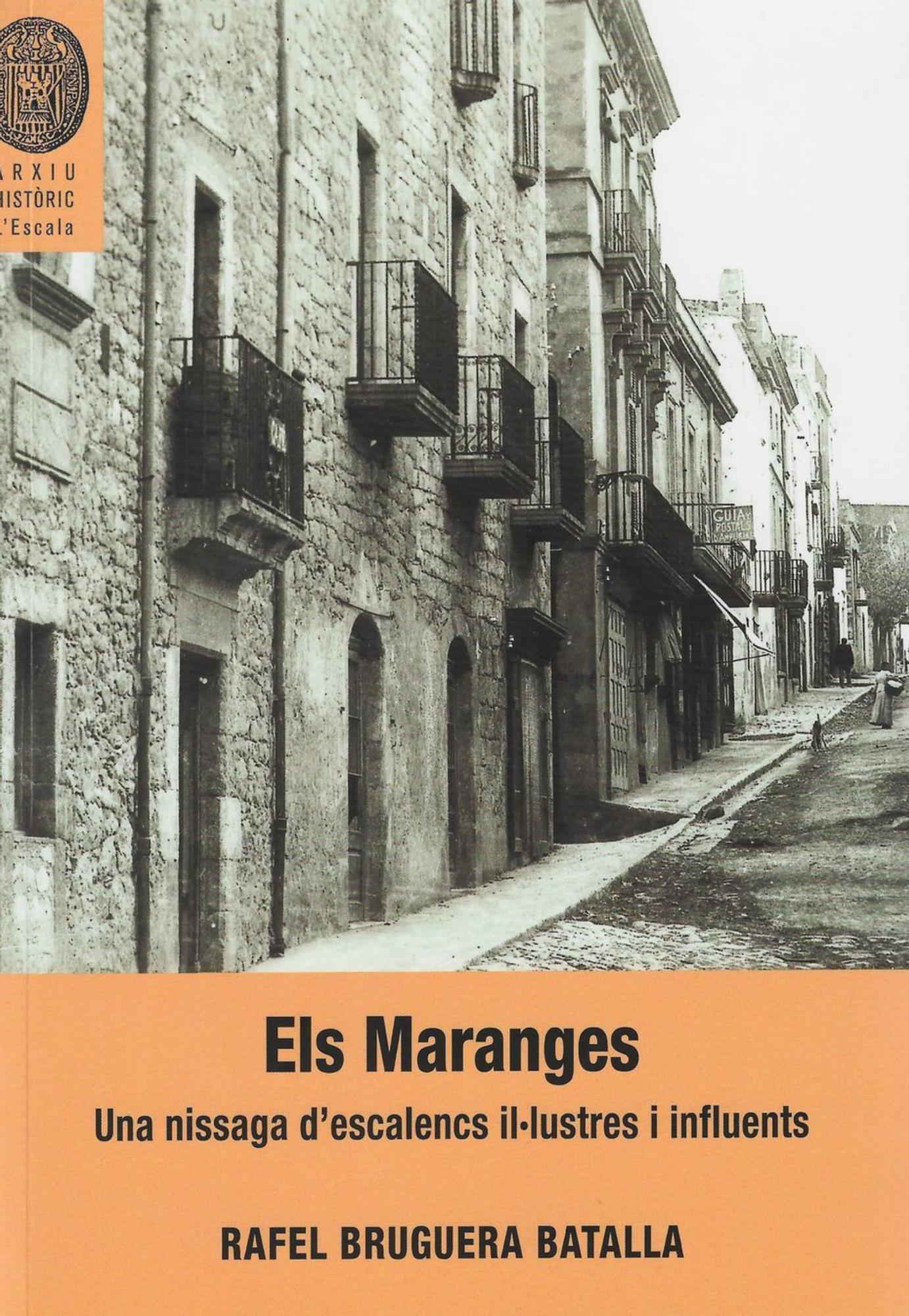 El llibre, amb la casa Maranges en primer terme