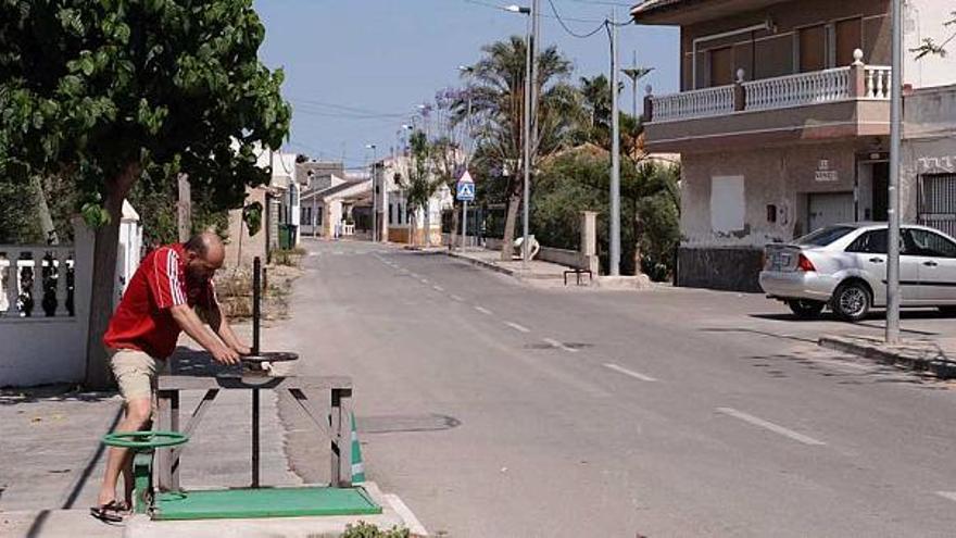 Paraje de la huerta afectado por el paso de la autovía en las veredas de Molins.