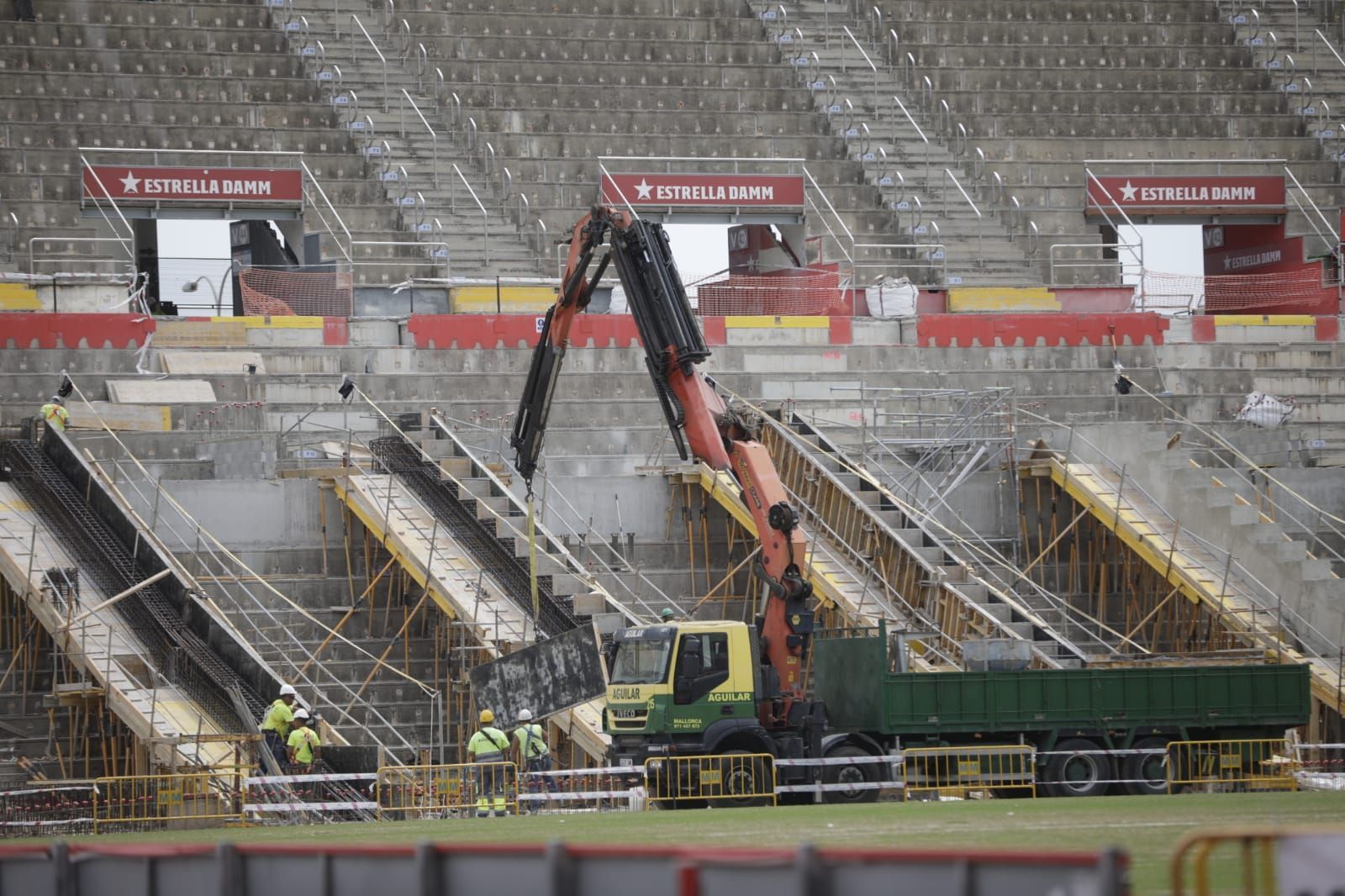 Umbauarbeiten in Son Moix - hier entsteht das neue Stadion von Real Mallorca