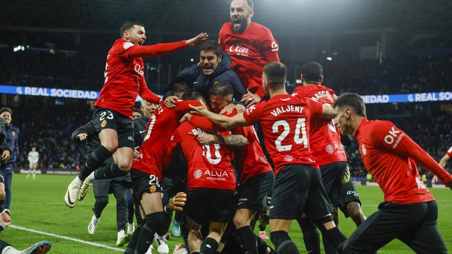 Las mejores fotos de la proeza histórica del Mallorca, que jugará la final de la Copa del Rey