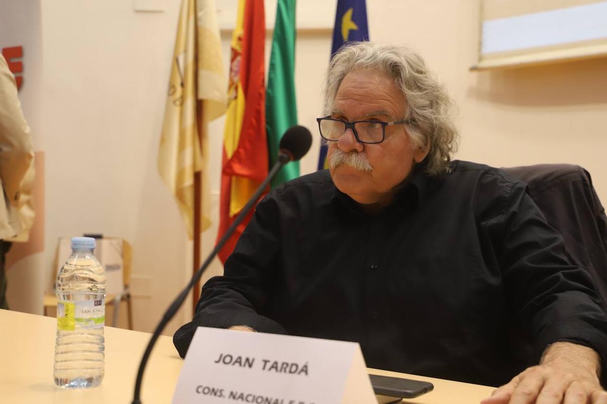 Joan Tardà, en la Facultad de Derecho.