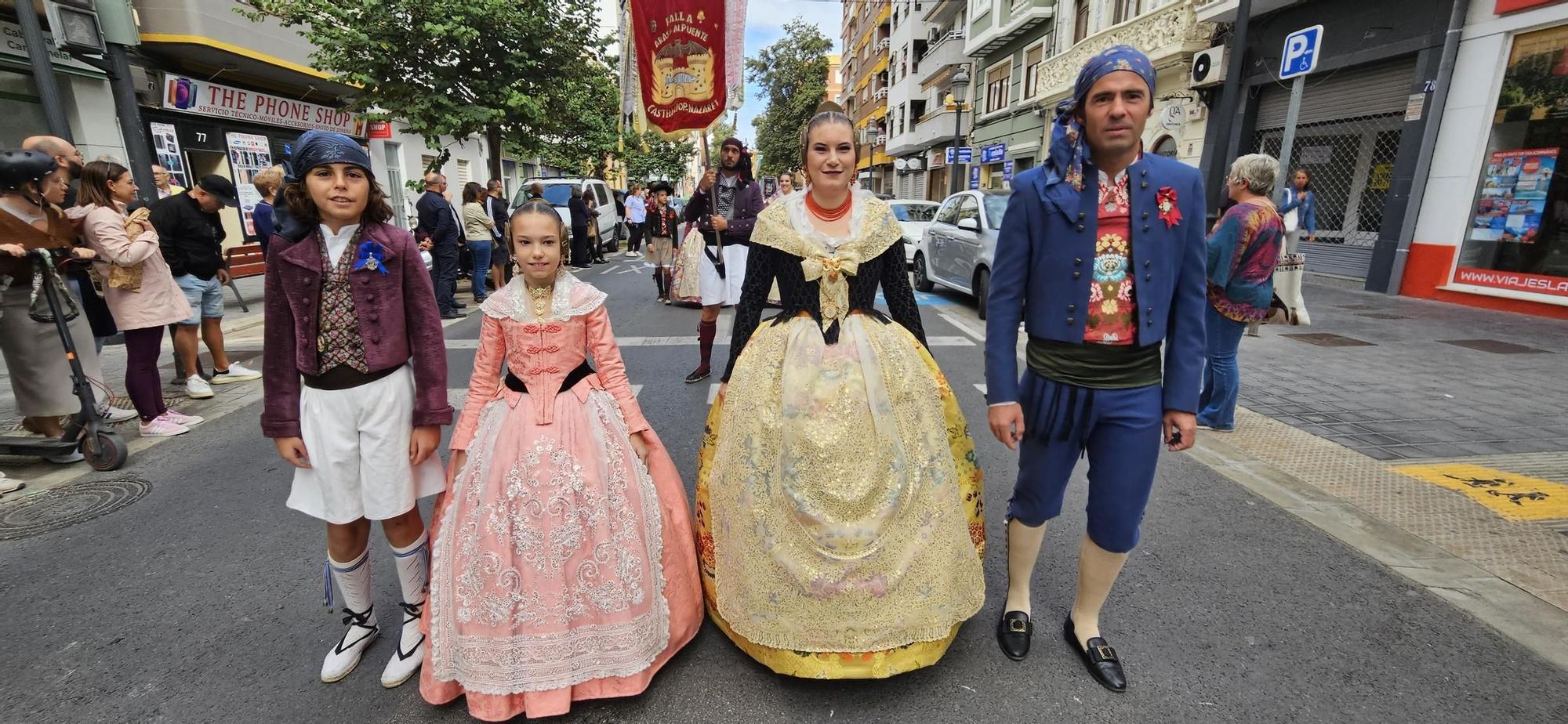 Las comisiones el Marítim, protagonistas en el Homenaje a la Senyera