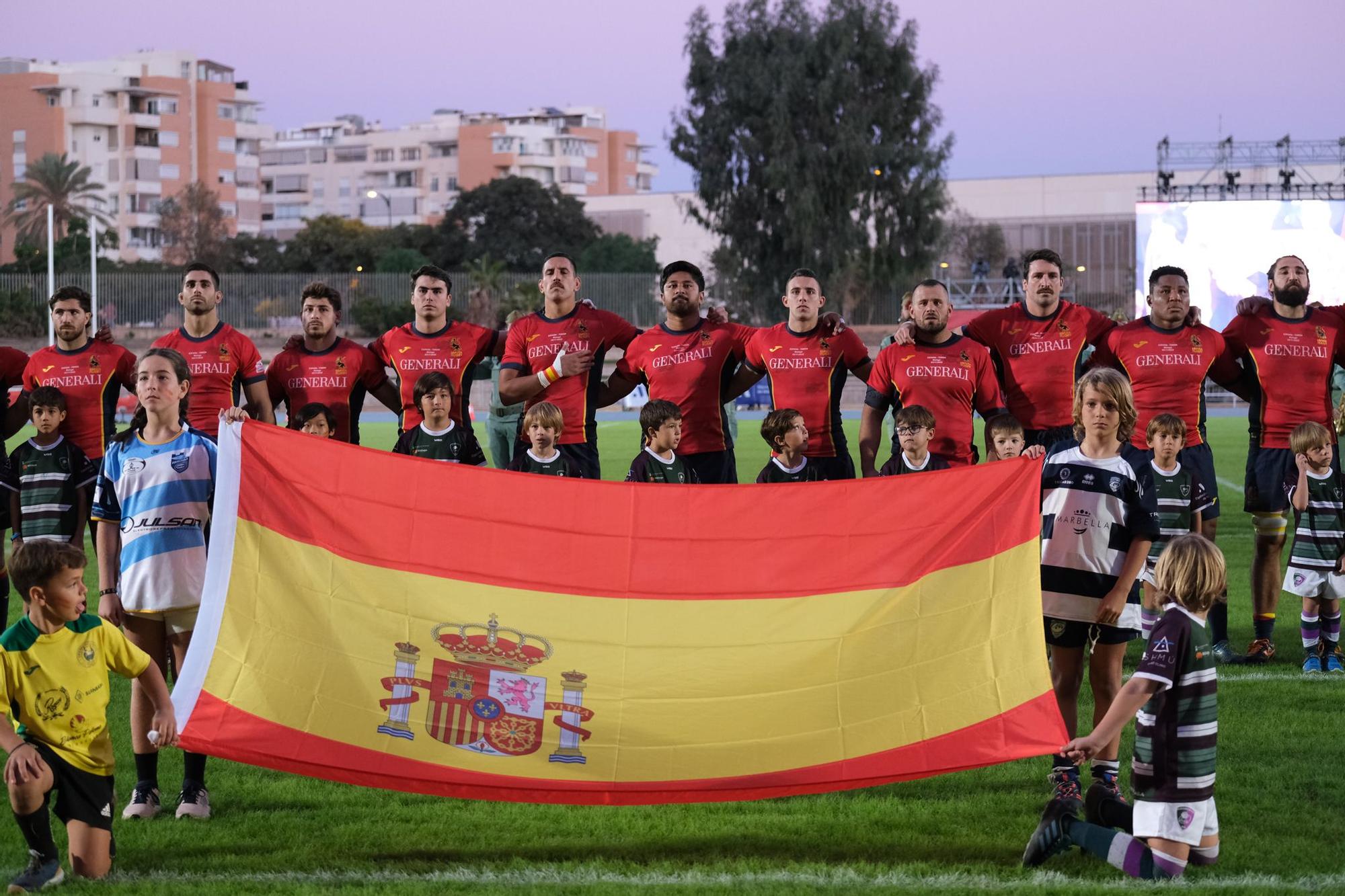 Málaga disfruta del España - Tonga de rugby