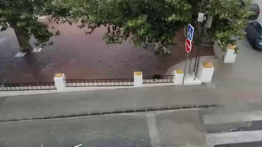 Vídeo / Tromba de agua en Doña Mencía