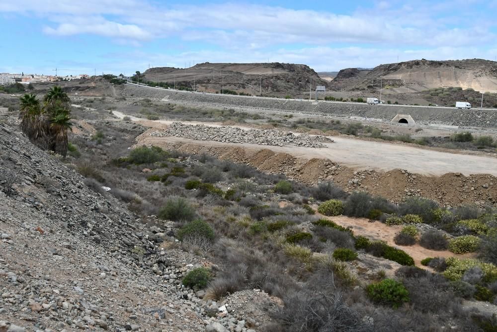 Barranco del Veril, en el que está proyectado construir el 'Siam Park'