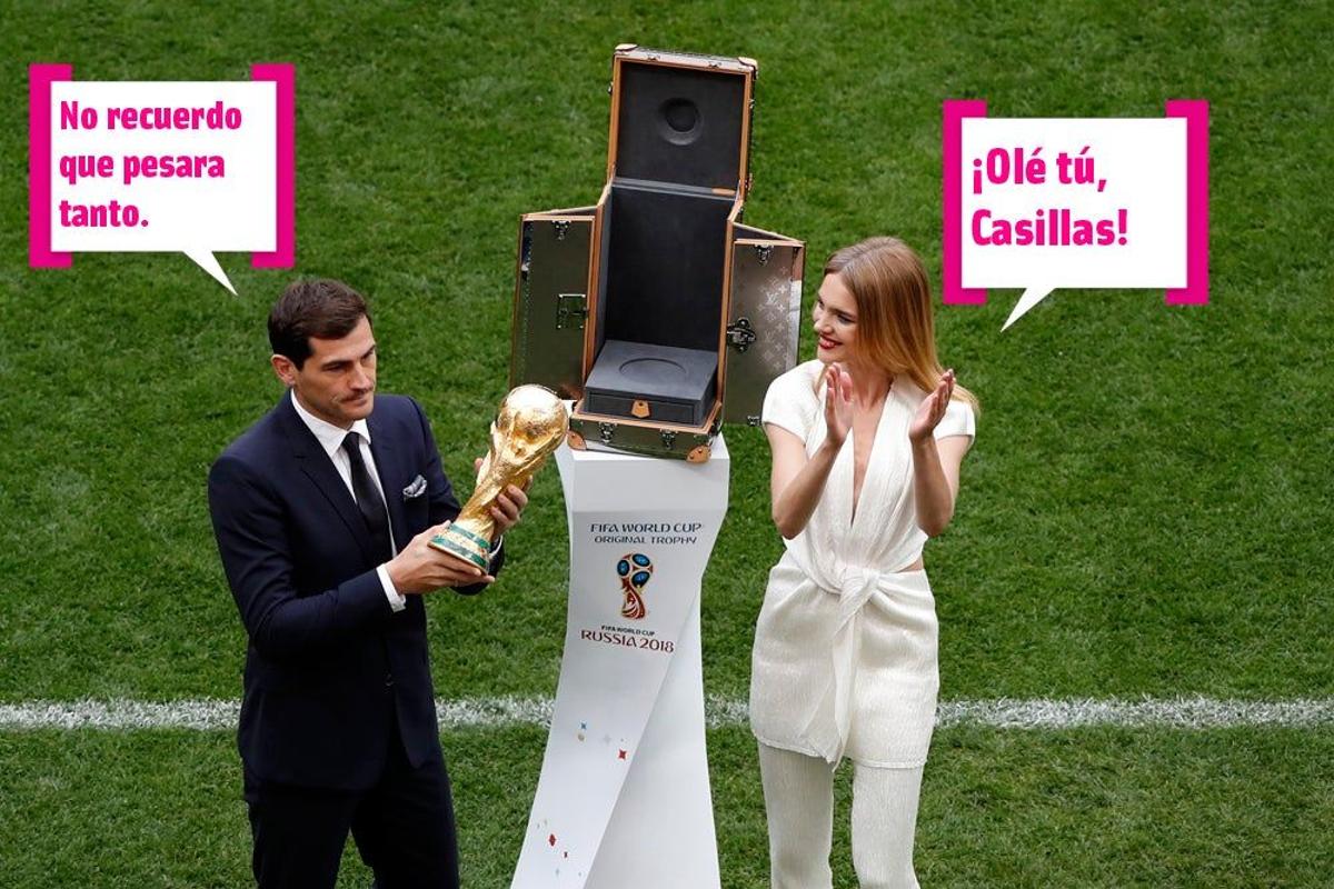 Iker Casillas y Natalia Vodianova han acaparado todos los flashes