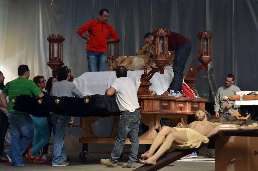 Semana Santa en Benavente: Preparativos de las cof