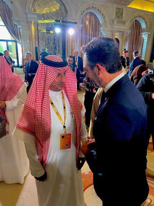 El Eurodiputado en una visita oficial a Arabia Saudí. 