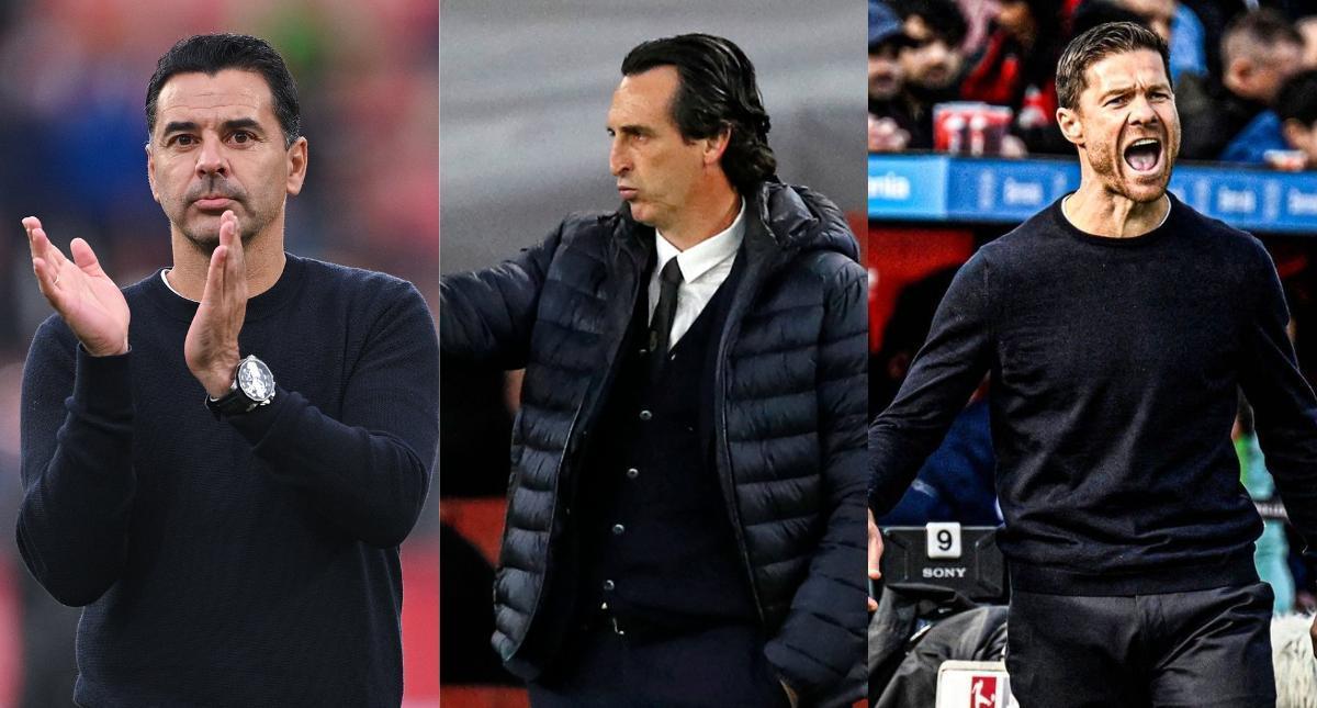 Michel, Unai Emery y Xabi Alonso están dominando Europa en su respectivas ligas