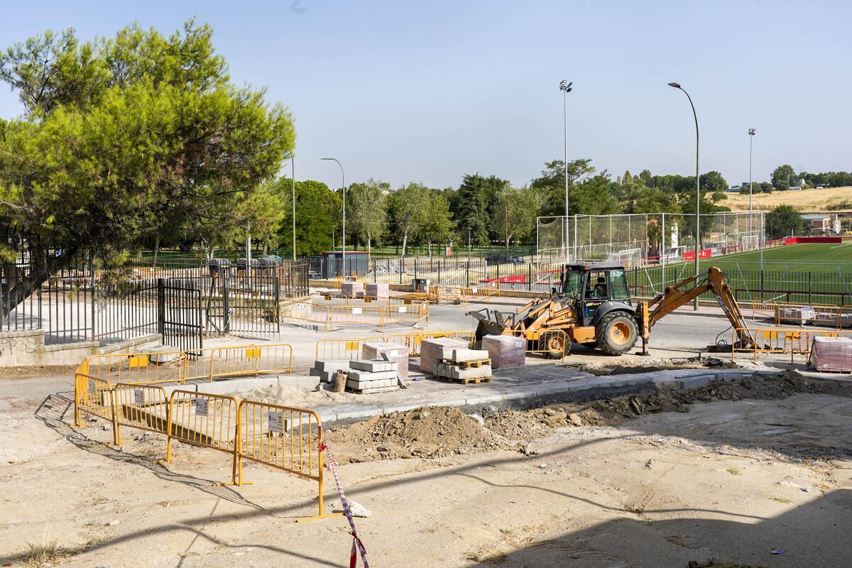 Plan de asfaltado en Móstoles