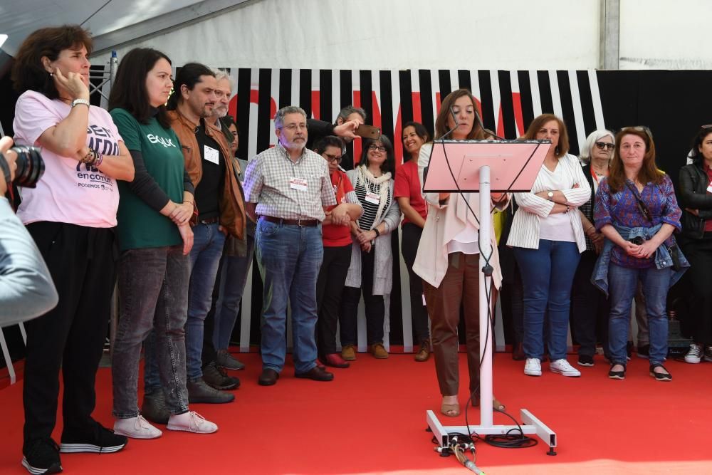 Acampa recuerda en A Coruña a mujeres refugiadas