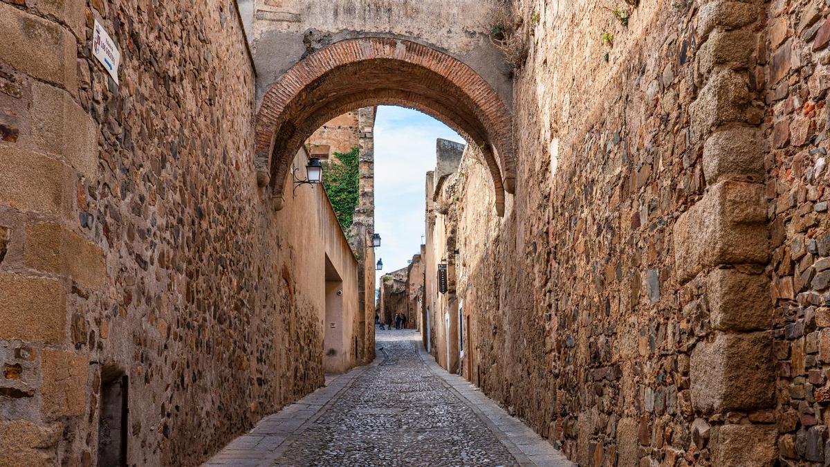 Un callejón de Cáceres que te sorprenderá.