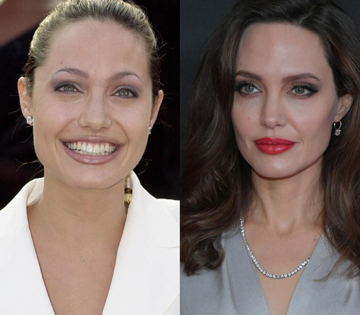 El antes y el después de Angelina Jolie