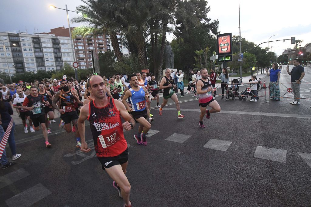 Carrera nocturna de Murcia, en imágenes