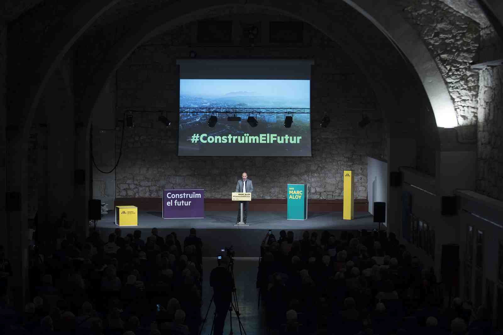 Acte de presentació de l'alcaldable per ERC a Manresa, Marc Aloy