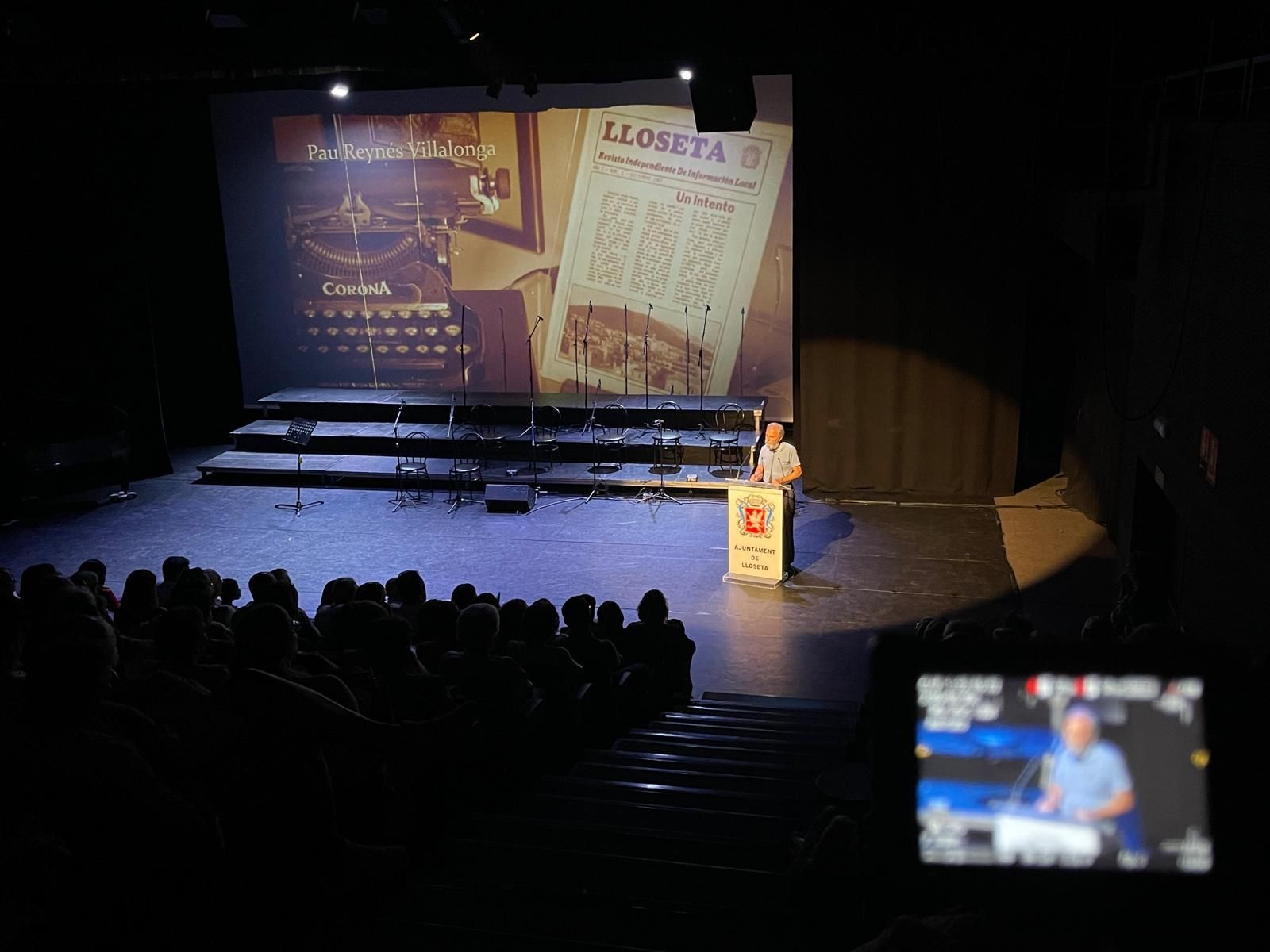 Así fue el homenaje a Pau Reynés en el Teatre Lloseta