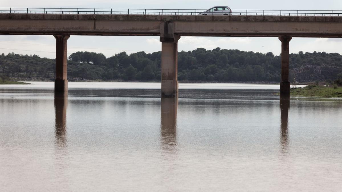 El embalse de María Cristina, en una imagen de principios de esta semana, se encuentral 94% de su capacidad.
