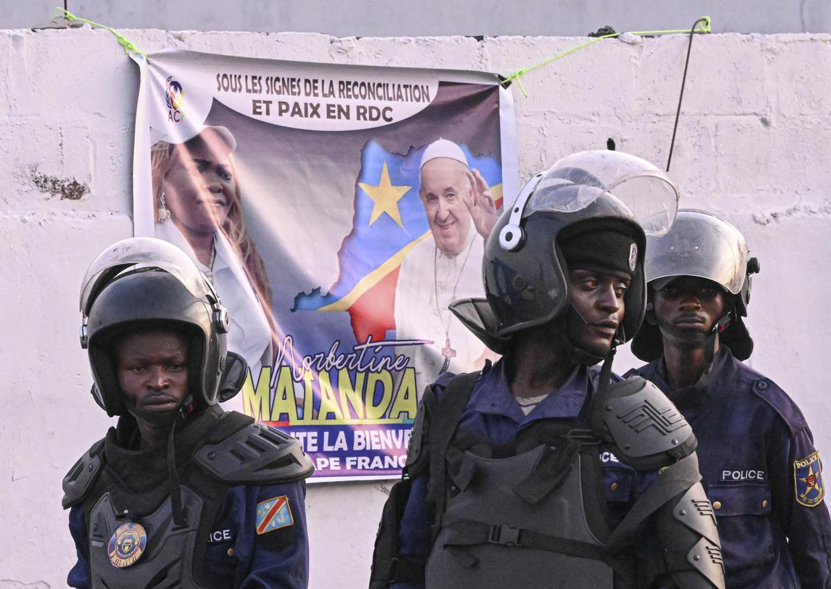 La visita del papa Francisco en el Congo