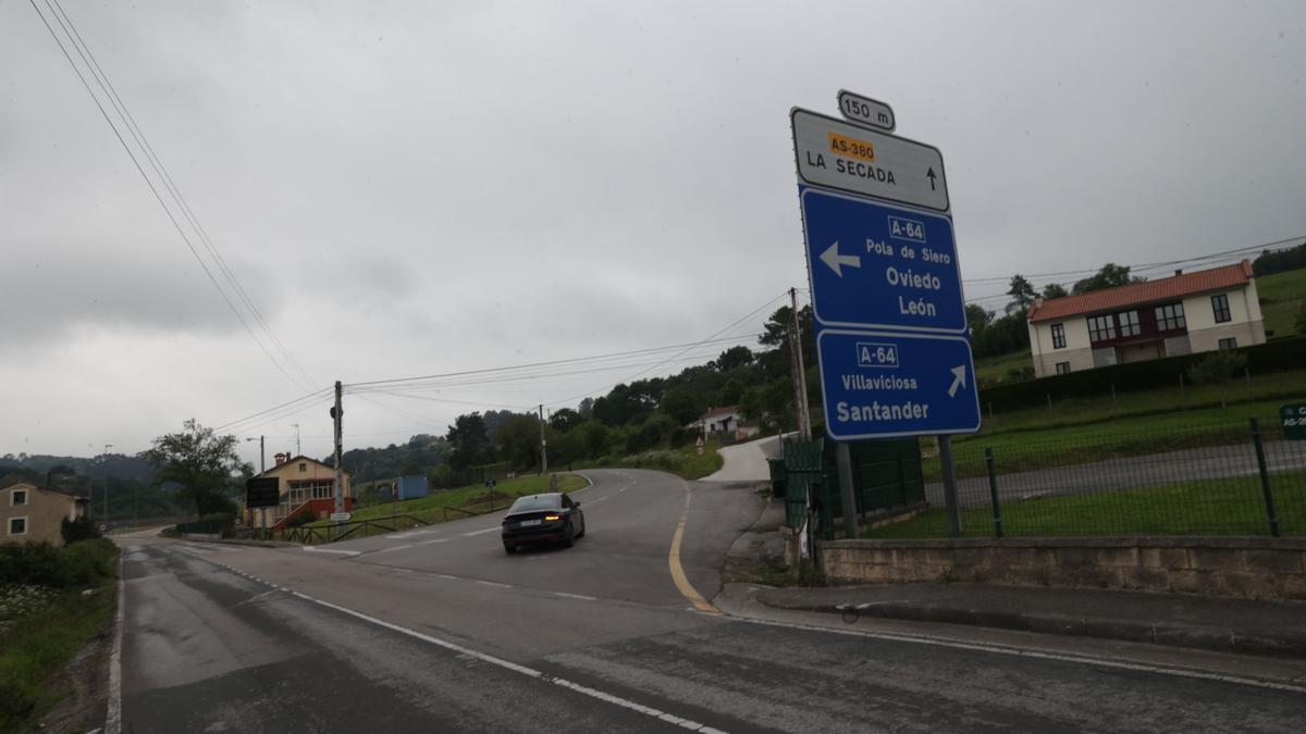 Cruce en el que se produjo el siniestro mortal.