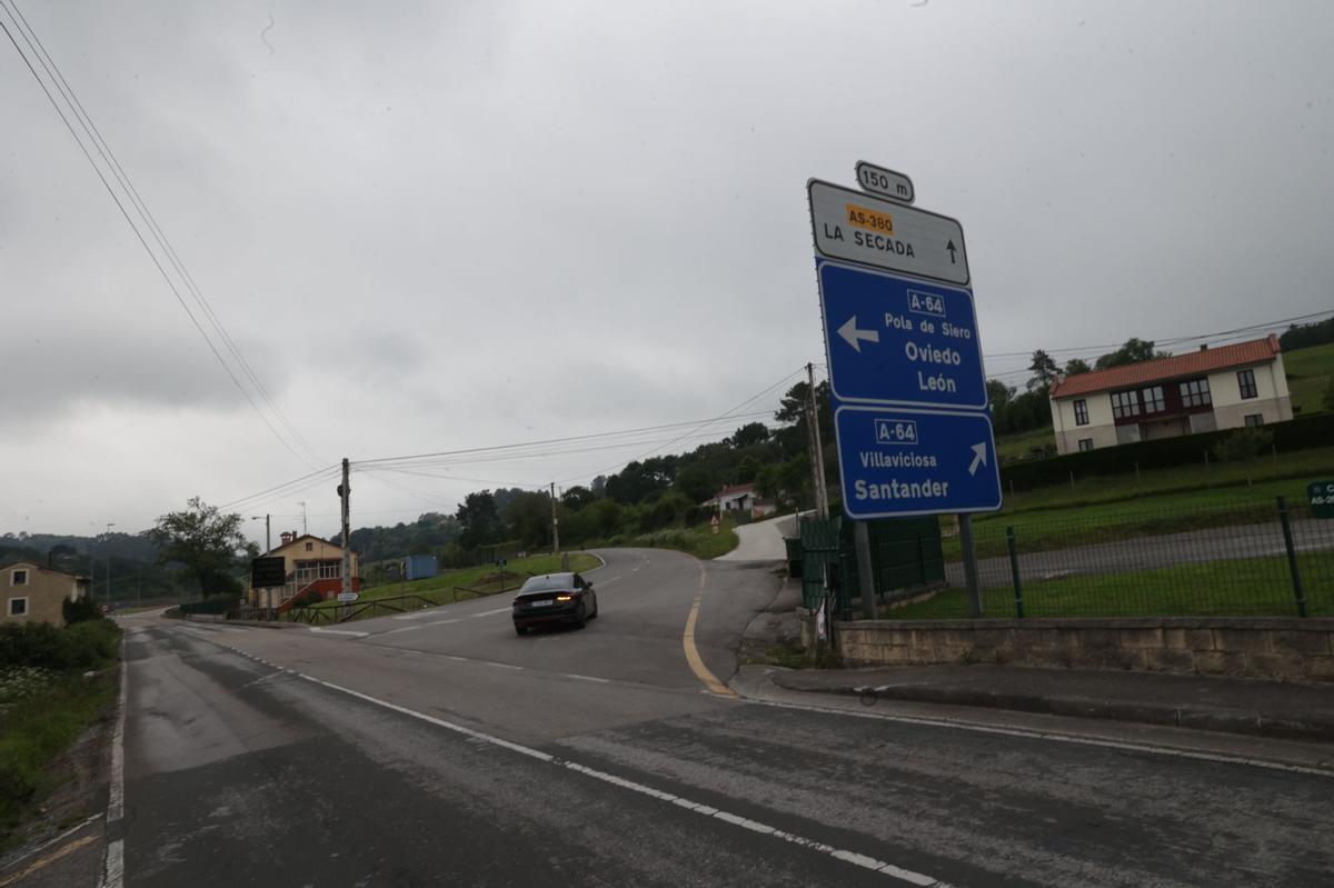 Cruce en el que se produjo el siniestro mortal.