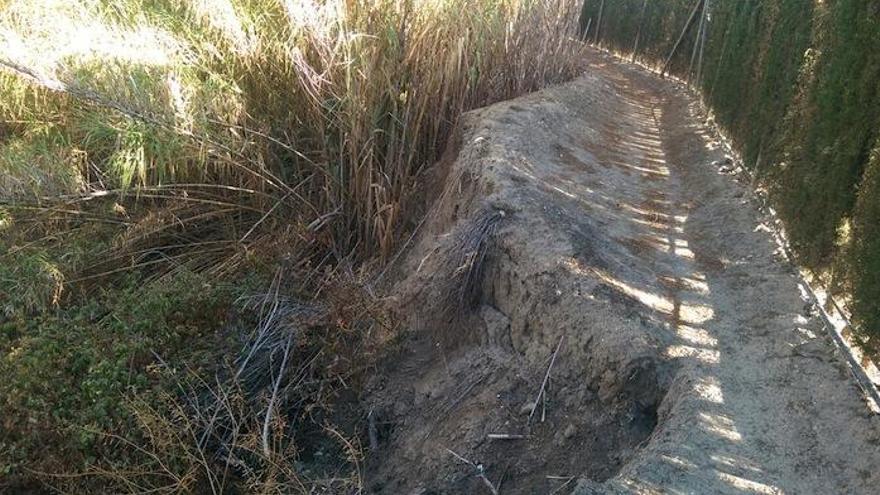 Cauce de uno de los ríos en Antequera