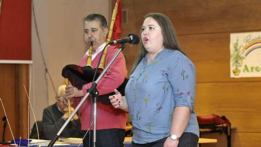 Lorena Corripio, una de las semifinalistas, durante su actuación en la fase eliminatoria.