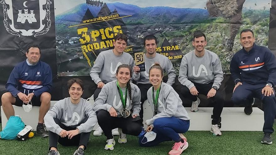 El equipo de trail de la Universidad de Alicante participó en la prueba de rapittrail de 14K con 6 deportistas.