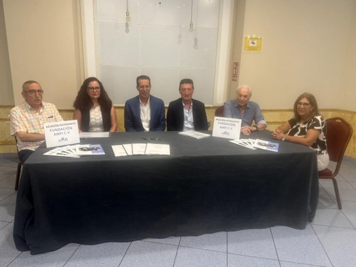 Primer acto del Patronato de AMFI con su nueva presidenta, Patro Rodríguez.