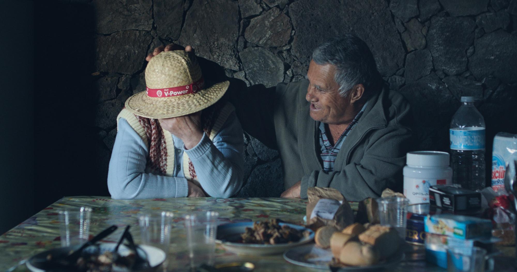En imágenes: Grabación del documental sobre el volcán de La Palma