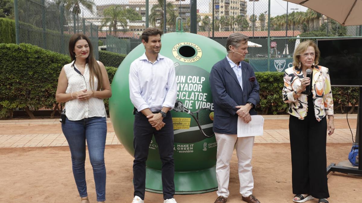 Presentación de la acción sostenible en las Fases Finales de la Davis