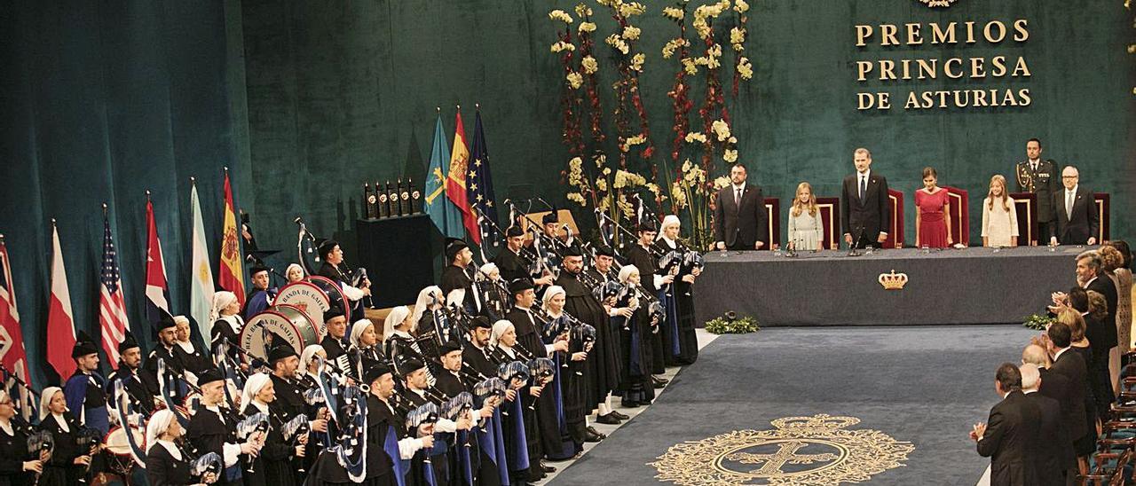 Un momento de la ceremonia de 2019. |  | LNE