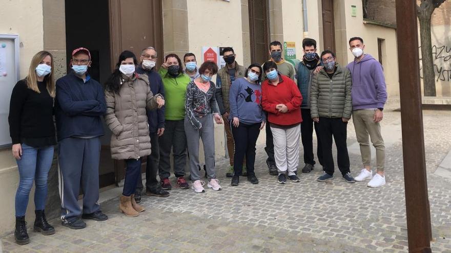 Foto de grup a l&#039;escola de música de Sant Fruitós