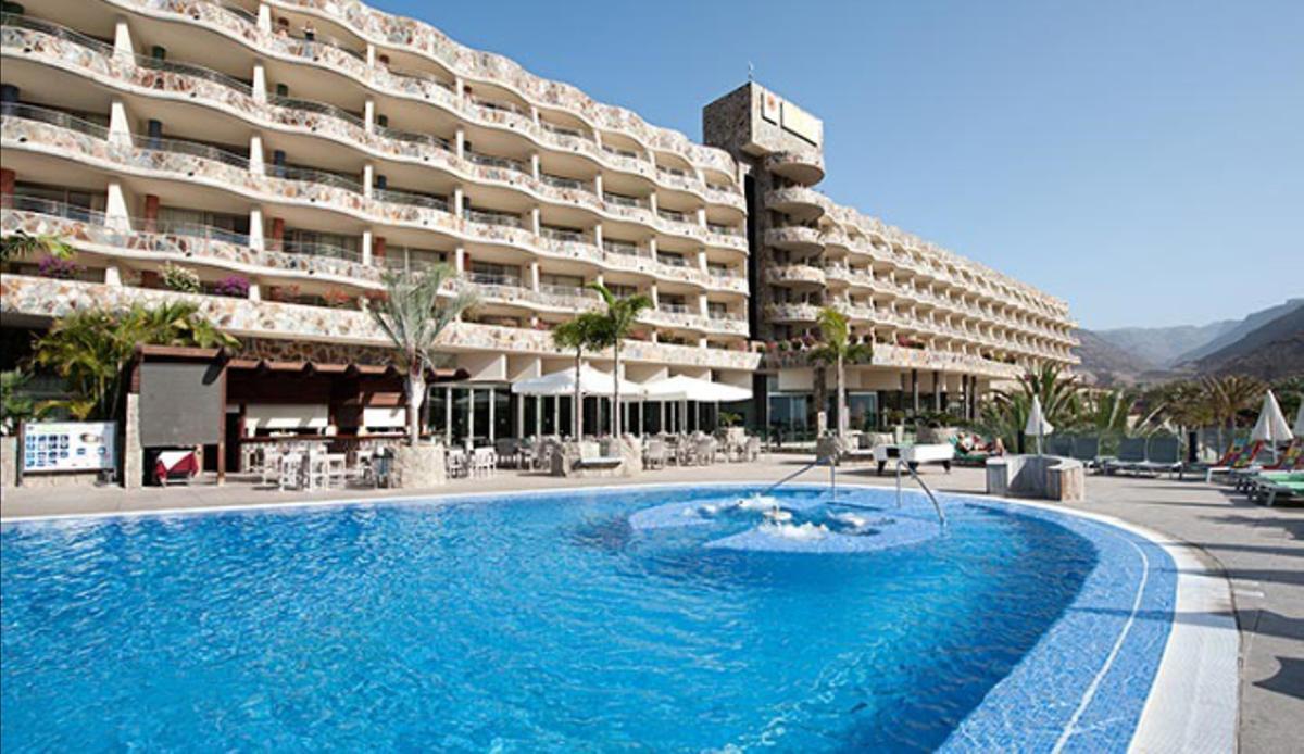 El hotel Valle de Taurito es uno de los tres incluidos en el primer lote subastado de Santana Cazorla.