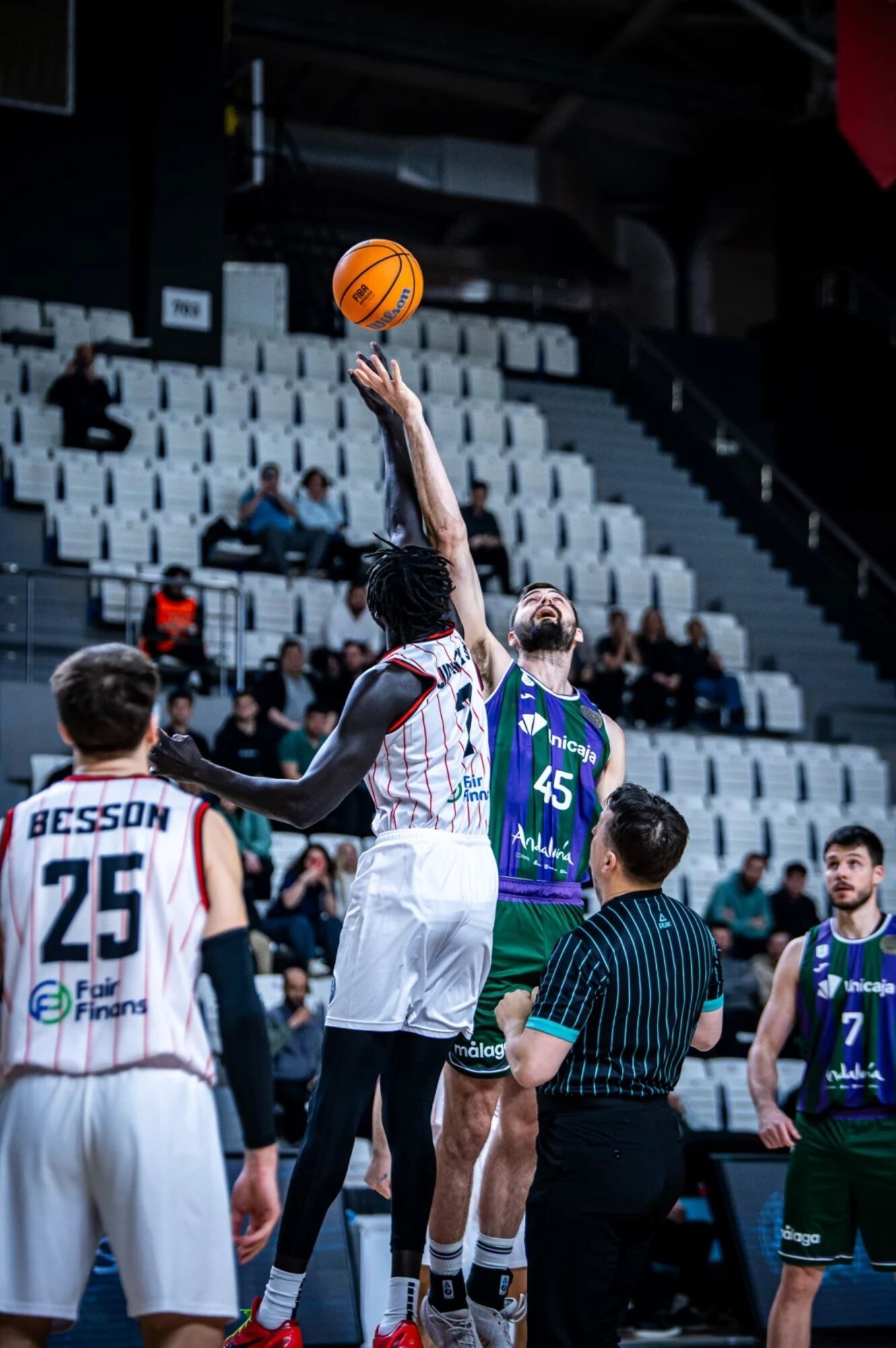 Partido de la BCL entre el Manisa y el Unicaja, disputado en Turquía