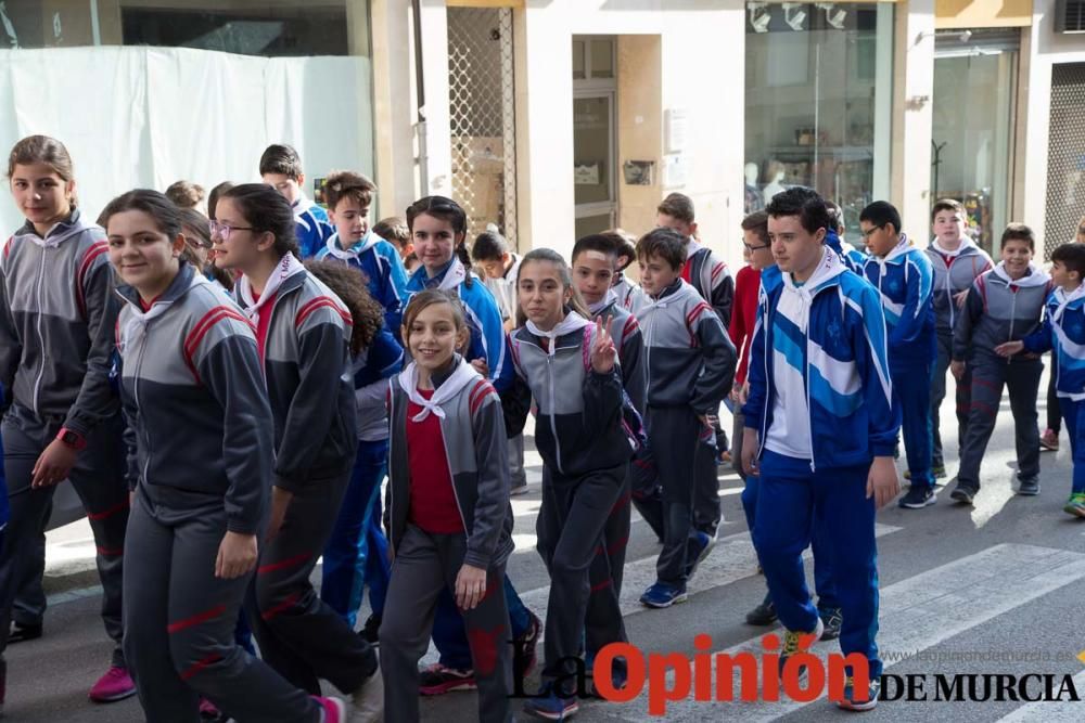 Marcha en el Día del Cáncer Infantil en Caravaca