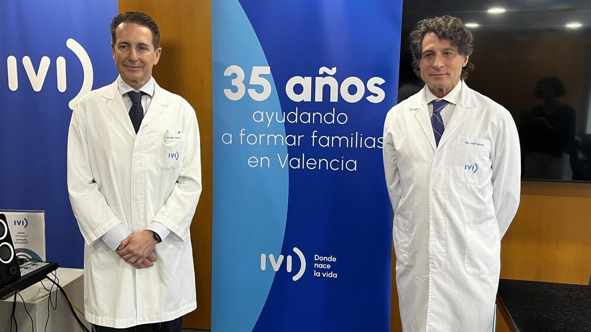 Ernest Lluch, director de IVI Valencia, y José Remohí, cofundador de IVI.