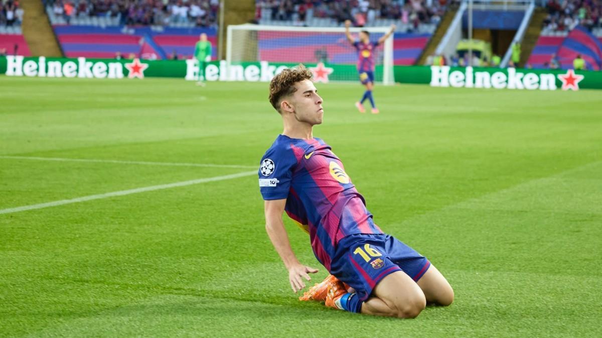 Revive el hat-trick de Fermín López frente al Olympiacos