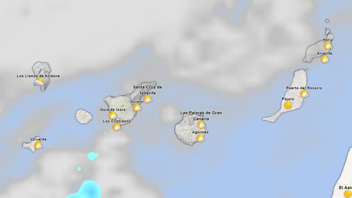 Predicción del tiempo en Canarias (del 4 al 10 de mayo)
