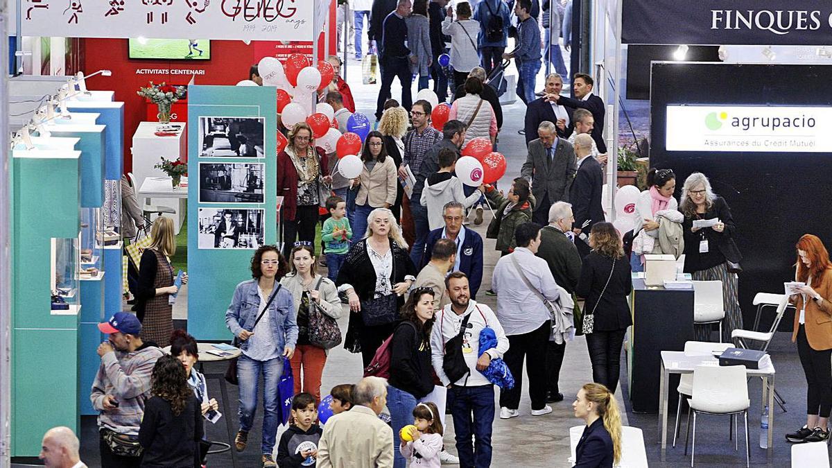 La Fira de Mostres en l’edició de l’any 2019 al Palau Firal la darrera que es va poder celebrar. | MARC MARTÍ