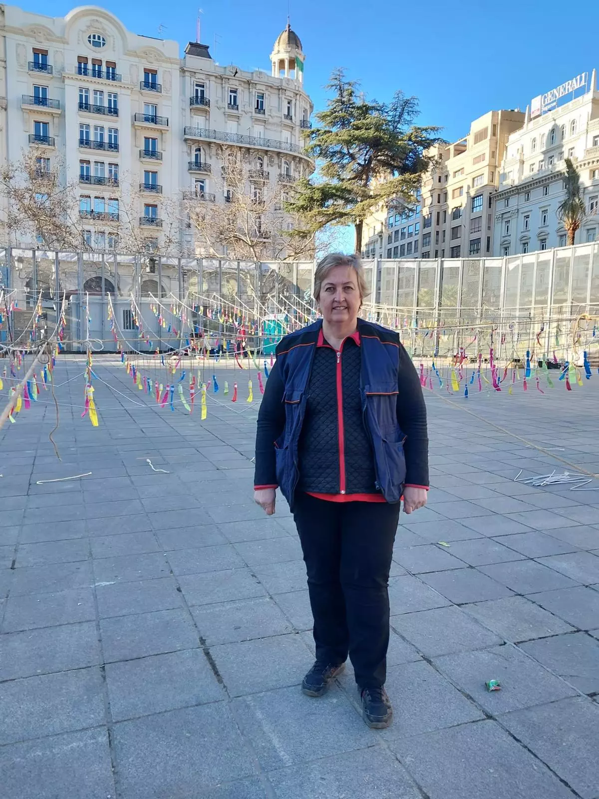 Aitana disparará hoy una mascletà que está al límite de la pólvora permitida en la plaza del Ayuntamiento